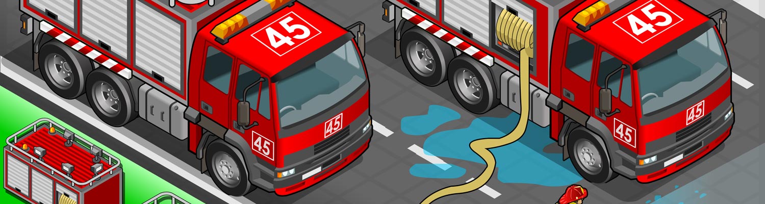 Jeux de camion de pompiers