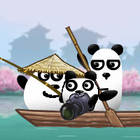 3 pandas in japan