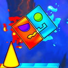 fire and water geometry dash