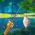forest lake fishing