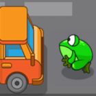 froggie cross the road
