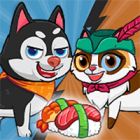 funny food duel