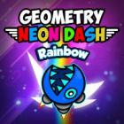 geometry neon dash rainbow