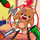 kick the teddy bear