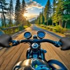 motorcycle racer road mayhem