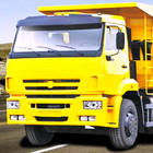 russian kamaz truck driver