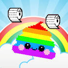 the rainbow poop