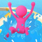 waterpark slide race